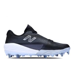 New Balance Fuelcell Compv4 Molded Baseball Cleat. Black/White. CCOMPBK4